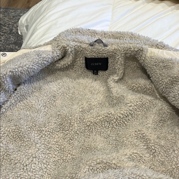 J. Crew Cream Puffer Jacket - Picture 4 of 5